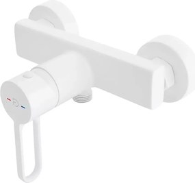 Baterie dus FDesign Zaffiro monocomanda alb mat