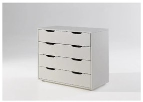 Comodă Vipack Pino, alb