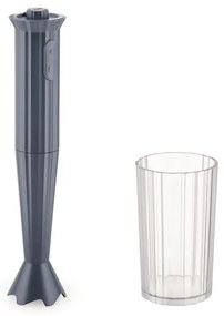 Mixer vertical, Plisse, gri, diametru 7 cm - Alessi