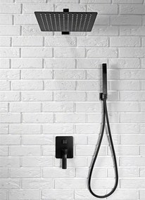 Sistem de dus cu baterie monocomanda Rea Sonic negru mat