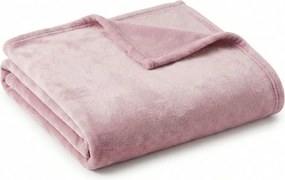 Patura din microplus SOFT, roz pudra Dimensiune: 160 x 200 cm