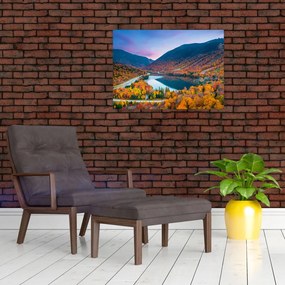 Tablou pe sticlă - White Mountain, New Hampshire, USA (70x50 cm)