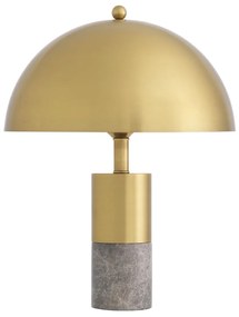 Veioza design LUX marmura gri/ metal alama Flair M