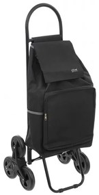 Carucior cumparaturi Normade Black, textil, 43 x 36 x 99 cm