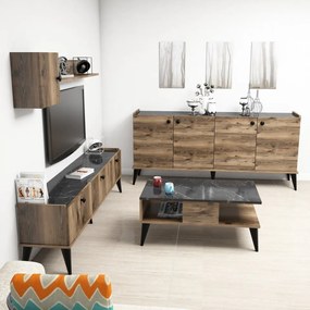 Set Mobilier Living Lidya 2, Nuc / Marmura