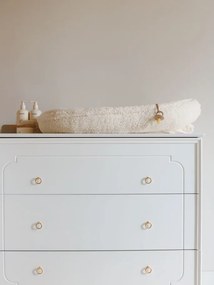 Comoda Royal alba cu 3 sertare