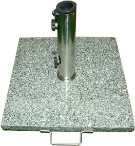 Suport de umbrele - granit / oțel inoxidabil 25 kg