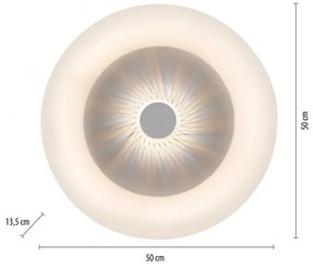 Plafonieră LED dimabilă JUST LIGHT. 14383-16 VERTIGO LED/26W/230V + telecomandă