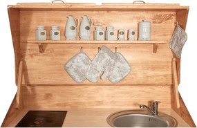 Mobila bucatarie  CHICINETA MICA, L130 60 H115 cm, lemn masiv