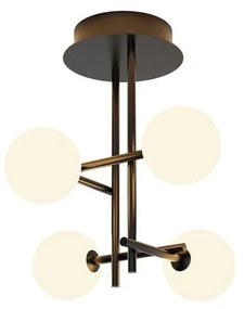 Lustra aplicata design Art Deco cu 4 surse de lumina CELLAR