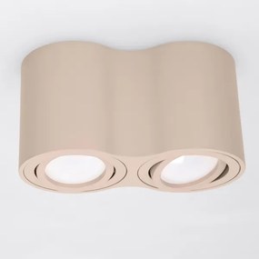 BRILAGI - Lampă spot MIA DOUBLE 2xGU10/30W/230V bej