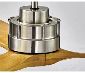 Ventilator de tavan Lucci air 210506 AIRFUSION AKMANI paulovnia/maro + telecomandă