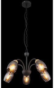 Lustra 5L design modern Gerly negru