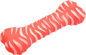 Jucarie din cauciuc pentru caini BONE 18 cm, roz