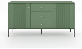 Comodă LUE verde/negru
