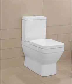 Capac WC, Villeroy&amp;Boch Architectura, cu inchidere lenta, Alb Alpin, 9M58S101