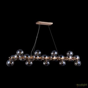 Lustra deosebita cu 25 de surse de lumina Dallas, auriu/ chihlimbar MYMOD547PL-25G
