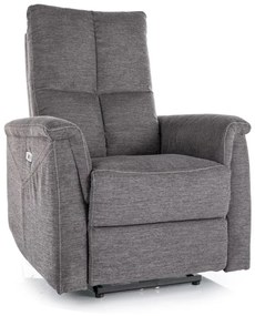 Fotoliu recliner cu functie de masaj Neptun M gri inchis Brego18