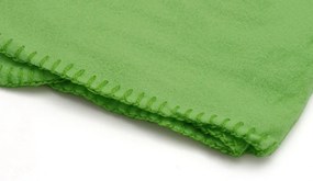 Patura fleece verde deschis 150x200 cm