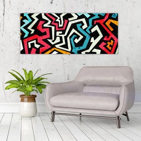 Tablouabstracție grafică (120x50 cm)