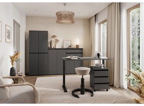 Dulap gri antracit 81x120 cm Bedano – Germania