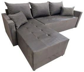 Colțar extensibil universal DUBLIN, tip L, gri