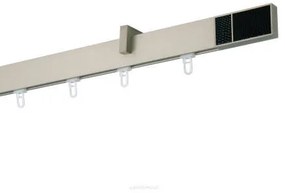 Galerie SIMPLA SQUARE LINE prindere tavan - NEGRU crom mat (Alege marime: 320 cm)