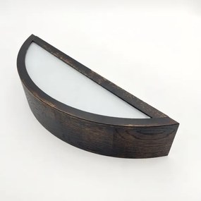 Brilagi - Aplică LED de perete CARVALHO SMOKEY 1xE27/60W/230V, stejar