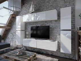 Mobilier living Melville (alb + alb lucios). 1007683