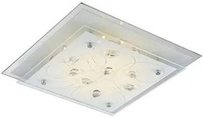 Plafoniera moderna led SMD 18W Elina 40419 Globo