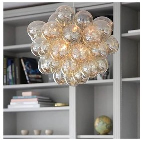 Lustră pe cablu ByRydens 4200440-5503 GROSS 8xG9/4W/230V fumuriu/maro