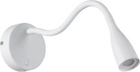 Eglo 901782 - Lampă LED de perete flexibilă cu USB OLIVANDINO LED/3,8W/230V albă