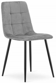 Scaun Bucatarie/Dining Jacob Gri Catifea