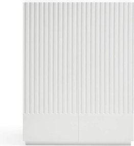 Comodă Teulat Doric, lățime 92 cm, alb