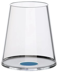 Set 2 pahare de cristal Trebonn SplitGlass 2025112, 450 ml, Ø9.2x10.5 cm, Posibilitate atasare picior, Albastru