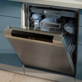 Friteuza verticala dubla cu aer cald Philips Dual Stack 4000 NA460/00, 2750 W, 10 l, 13 programe, 40-220°C, Sincronizare, Acoperire ceramică fara PFAS, Fereastra, Negru