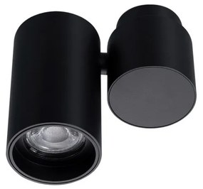 Spot modern directionabil aplicat tavan/plafon MAKALU 1 GU10 negru