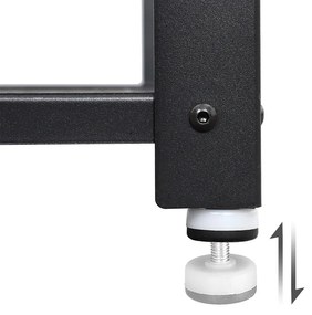 Vasagle Bancă pentru hol cu spațiu pentru pantofi INDY, 73x30x45cm, maro/negru