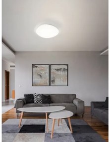 Eglo 98228 - Plafonieră LED dimabilă SILERAS-A LED/36W/230V, Ø60 cm + telecomandă