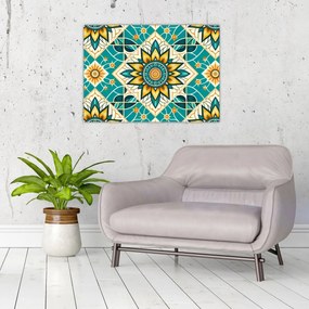 Tablou - Model turcoaz (70x50 cm)