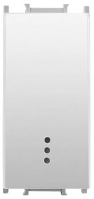 Intrerupator cu LED 1 modul Thea Modular Panasonic, Alb