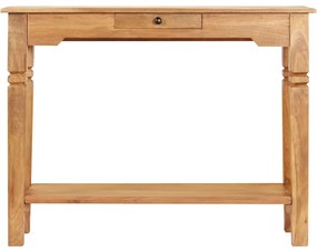 Masa consola, 100x40x76 cm, lemn masiv de acacia