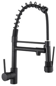 Mexen Corina baterie de bucătărie, negru - 670601-70
