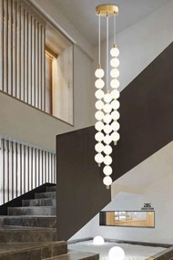Lustra LED G3871-27 – 84W, cu 27 globuri, 3 temperaturi de culoare