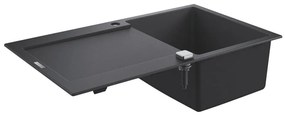 Chiuvetă GROHE K500 860 × 500 mm, granit/negru - 31644AP0