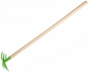 Sapă / Cu două fețe sapă verde cu metal/lemn mâner 80cm instrument