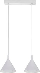 BRILAGI - Lustră suspendată pe cablu CONE DOUBLE 2xGX53/15W/230V albă