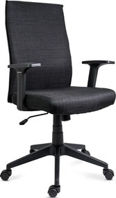 Scaun de birou din material textil OFF 707 negru