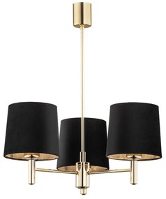 Candelabru modern design elegant PONTE 3L negru