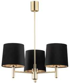 Candelabru modern design elegant PONTE 3L negru